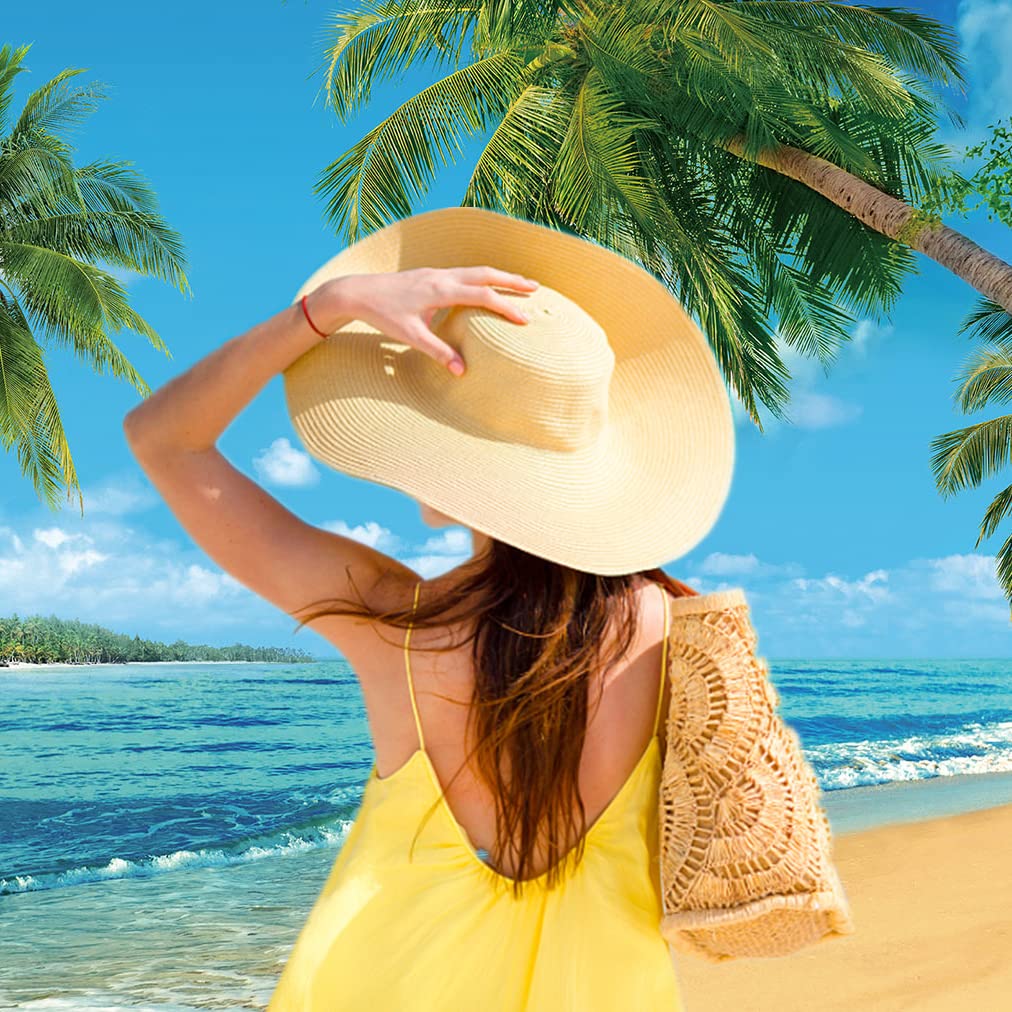 Allenjoy 10x8ft tropische zomer achtergrond strand palmbladeren fotografie achtergrond voor bruiloft gelukkige verjaardag baby douche decoratie banner foto stand rekwisieten