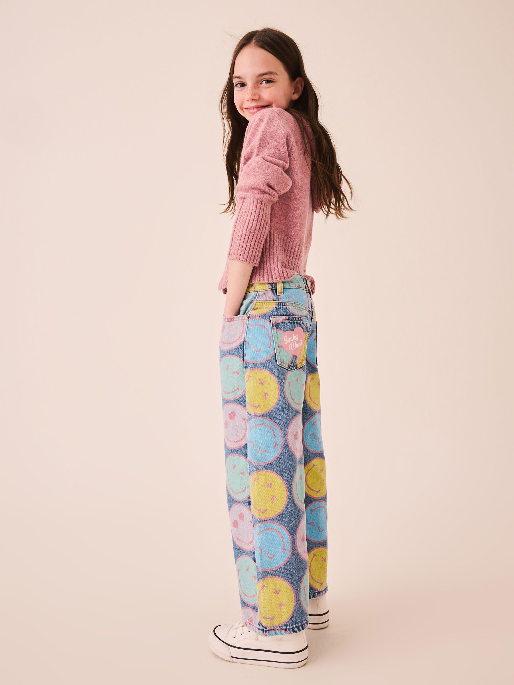 NEXT Ragazza Jeans con Gamba Ampia