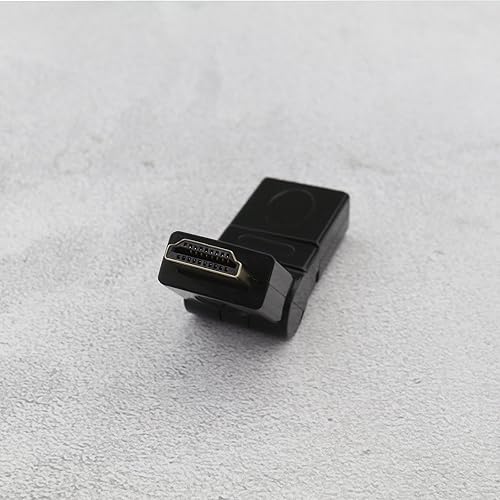 Miniatura 5 de The Lord of the Tools 2 unids HDMI macho a hembra adaptador giratorio 90 180 270 ángulo de 360 grados ajustable HDMI cable de extensión giratorio