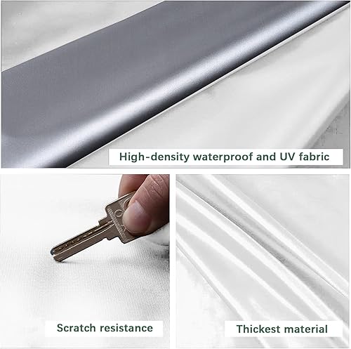 Miniatura 5 de JANCANOPY - Pared lateral para marco de toldo desplegable de 10 x 10, solo un panel solar, (negro)