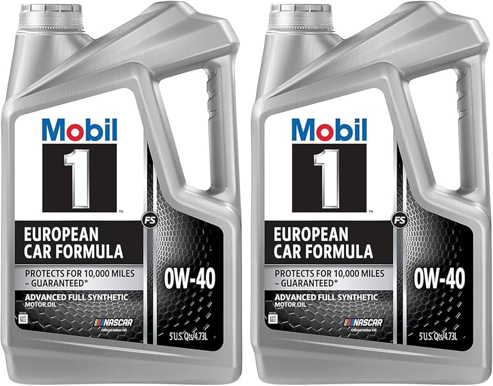 Amazon.com: Mobil 1 Full Synthetic Motor Oil, 0W-40 | European Car
