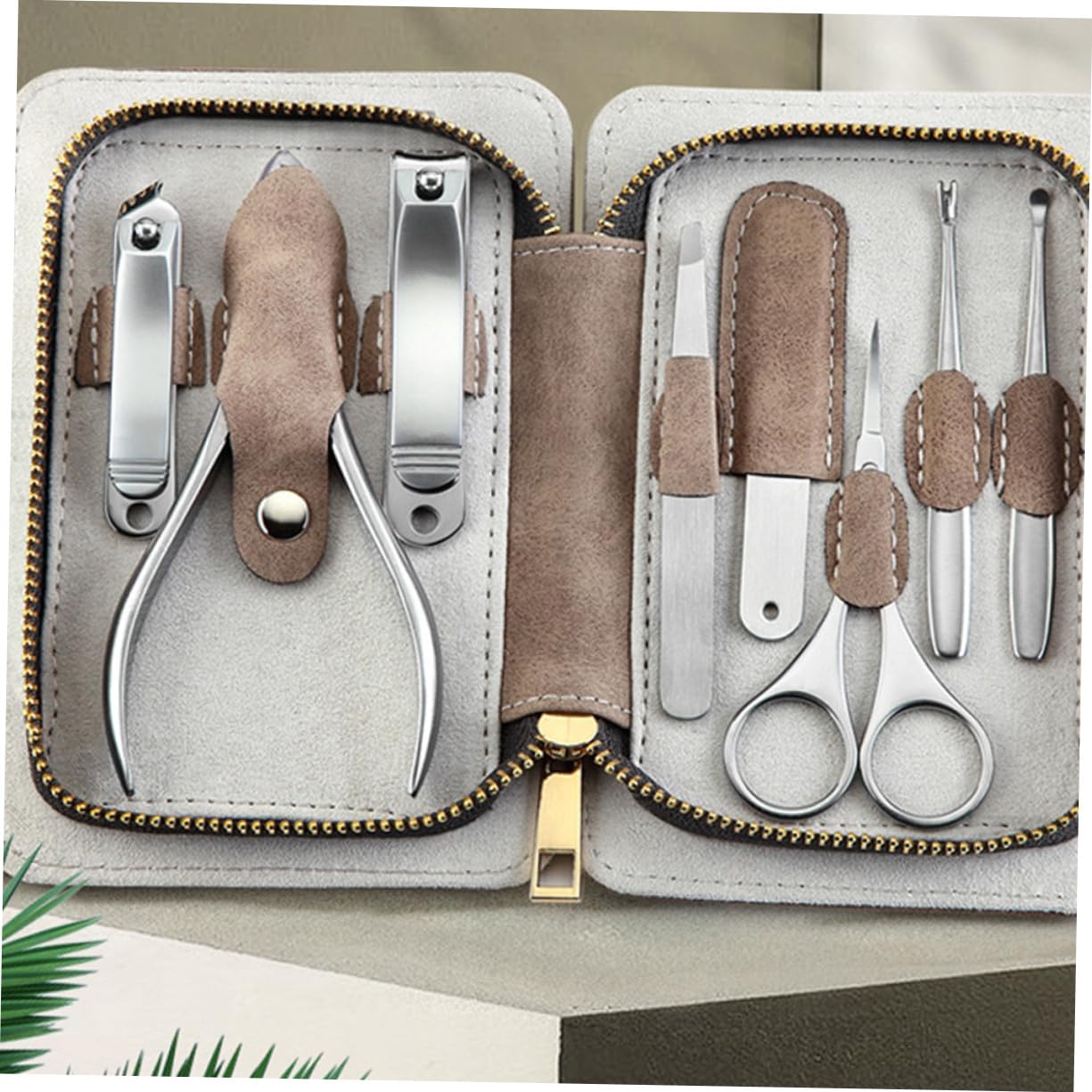 DECHOUS Coupe-ongles Outils de Manucure Professionnels avec Ciseaux à Ongles et Kit de Soin pour Mains