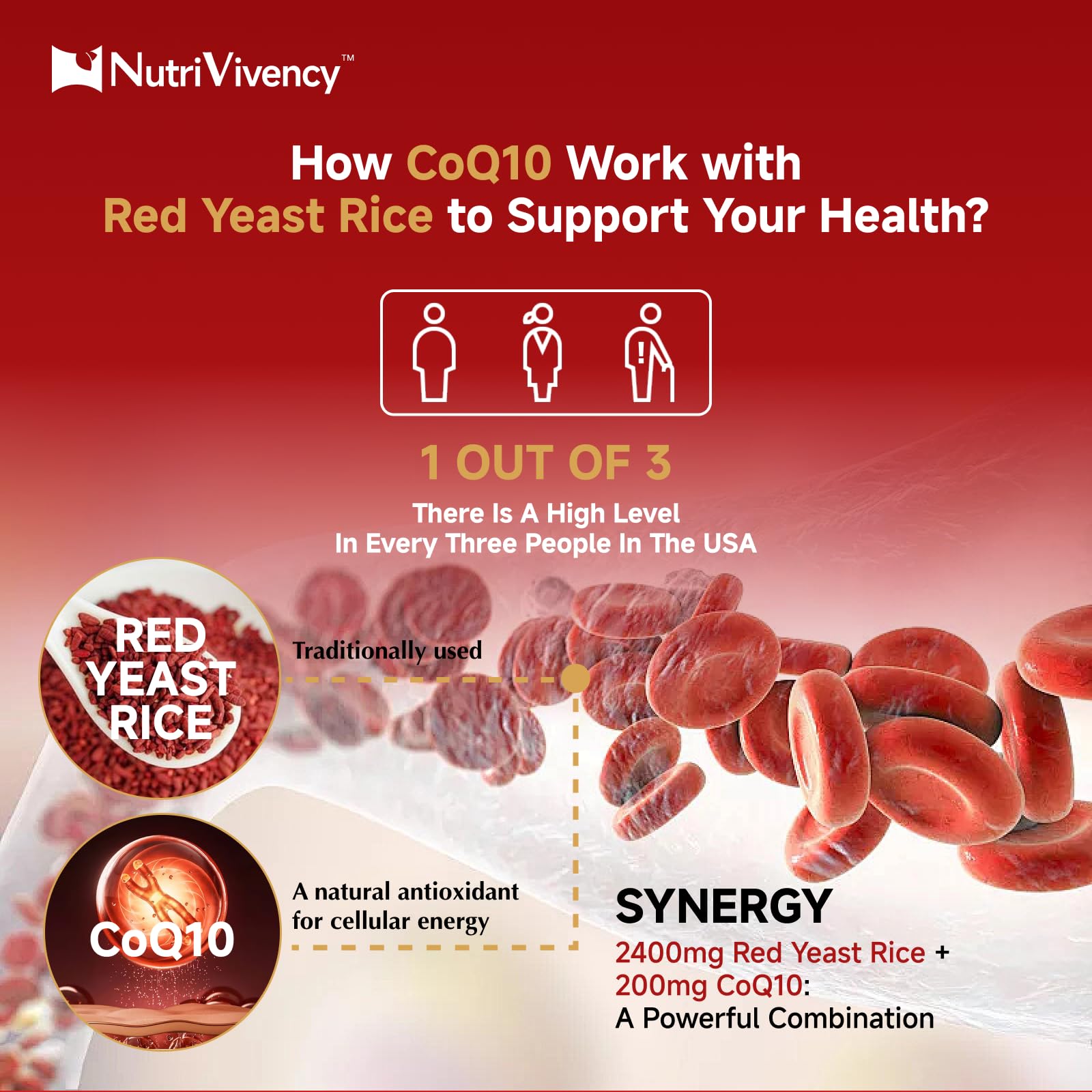 Red Yeast Rice with Coq10 Gummies, 60 Ct — Amazon image 4