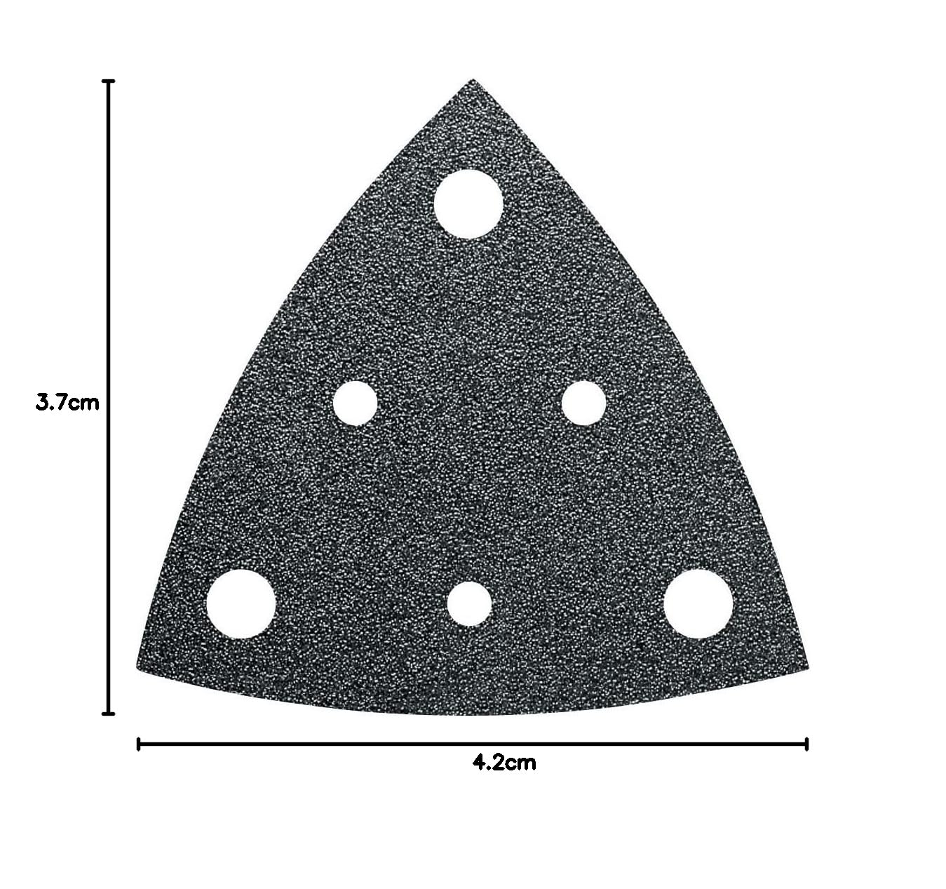 FEIN Schleifblätter Korn 80, Kantenlänge 80 mm, VE 50 St., Für den universellen Einsatz auf nahezu allen Materialien. Gelocht, Klettschnellbefestigung
