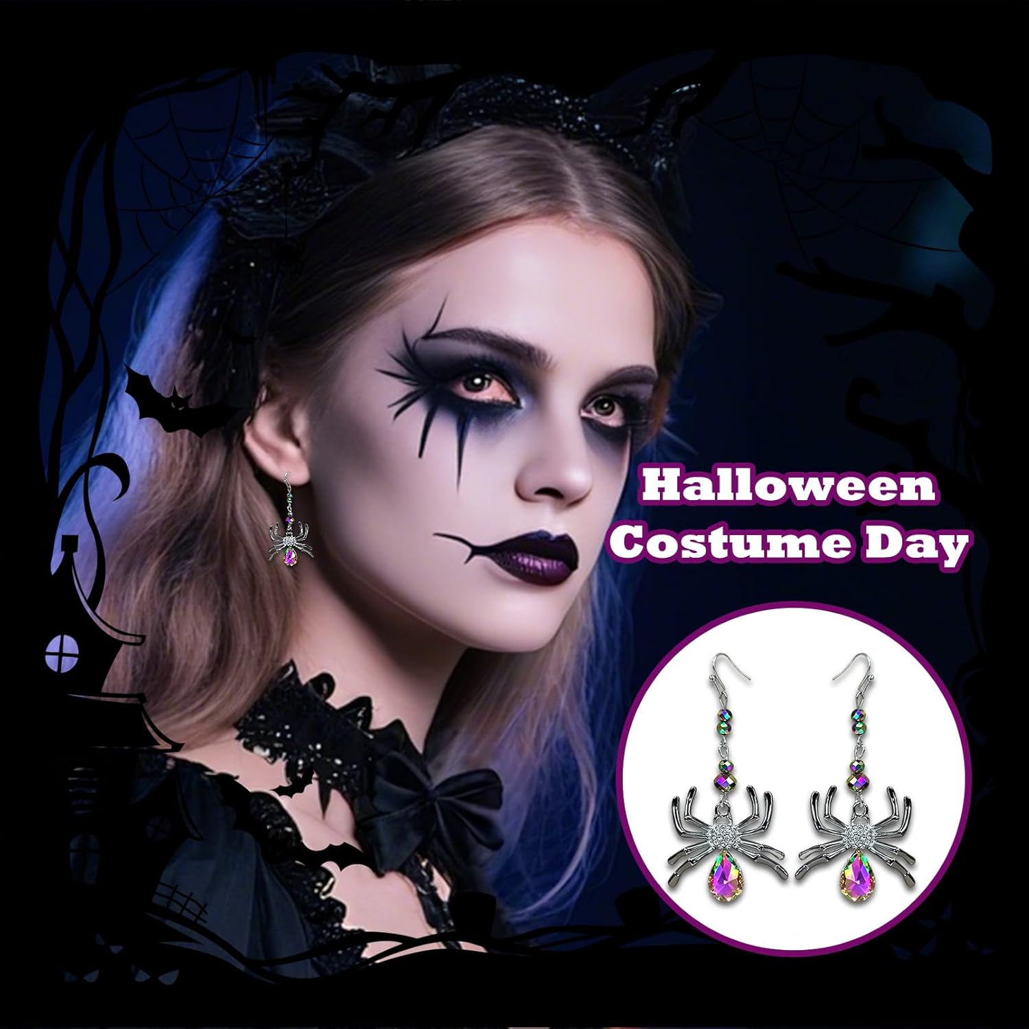 Halloween Earrings For Women, Halloween Party Decorations Accessories - Image 2