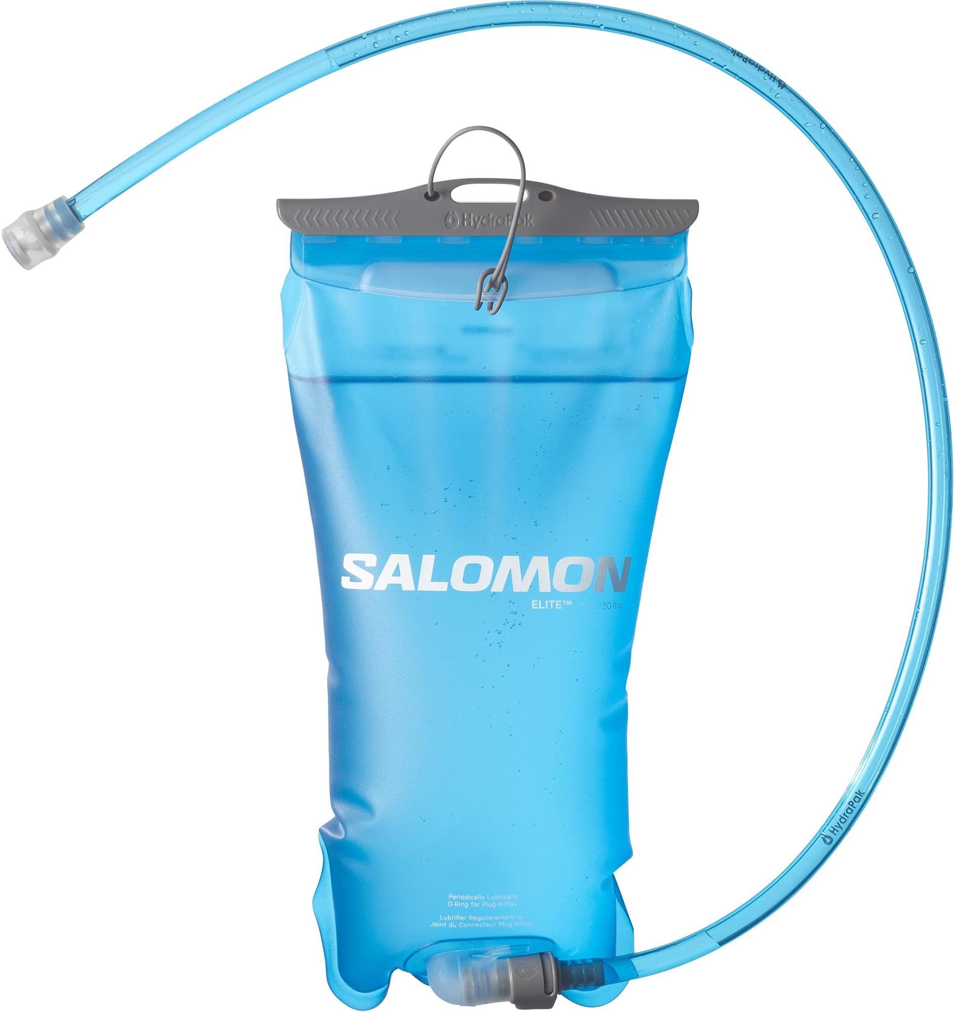 Soft Reservoir 1.5L, Short Underarm Routing for Easy Water Access, Flexible Shrink-As-You-Drink Bladder, Optimized Slider Grip