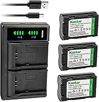 Vista 5 de Kastar LTD2 - Cargador de batería USB compatible con Panasonic CGR-S602, CGR-S602A, CGR-S602A/1B, CGR-S602E/1B, CGR-S602SE, CGR-S603, CGR-S603A/1B