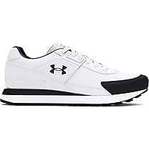 Under Armour Runner da Uomo Essential, Bianco Nero Nero, 43 EU