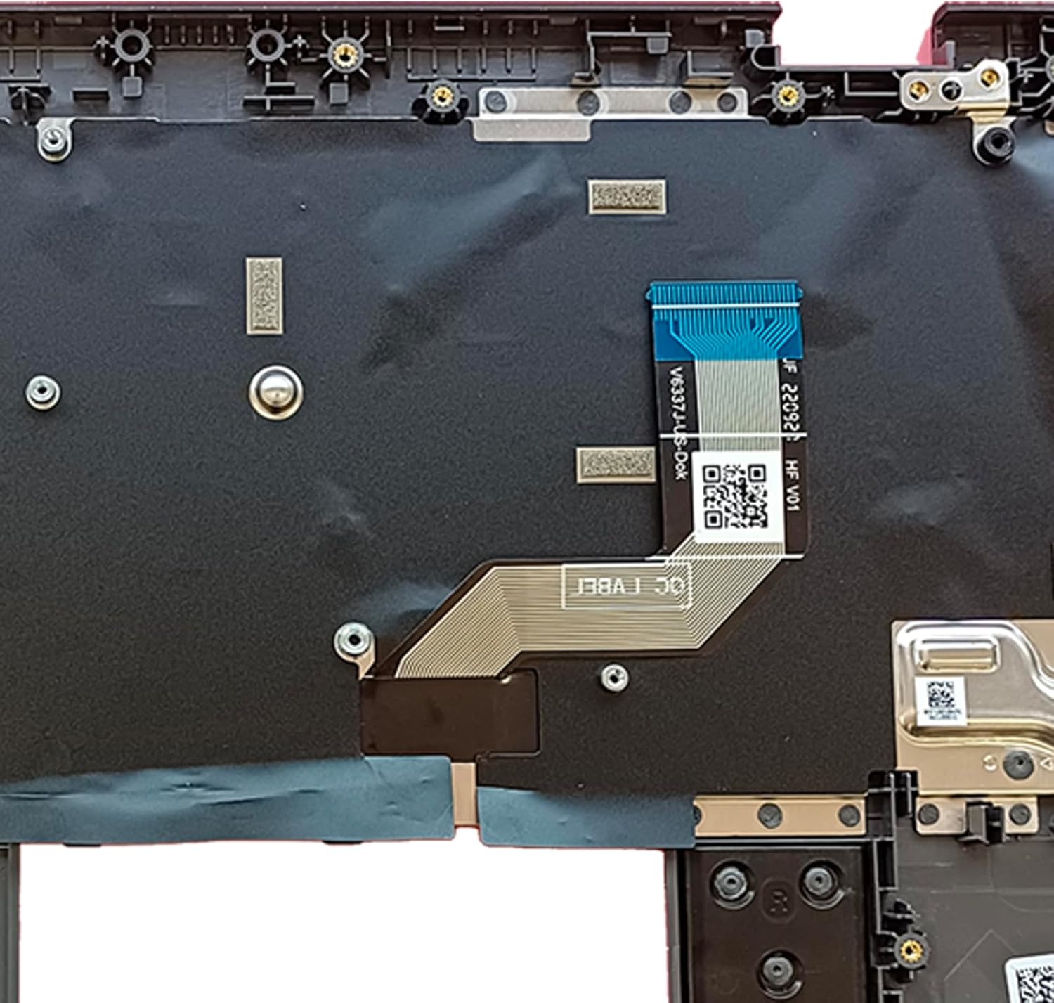 Replacement for Lenovo Chromebook 100E 3th 82J7 82J8 WiFi Laptop Upper Top Cover Case Palmrest Keyboard Assembly Part 5M11C94663 Black