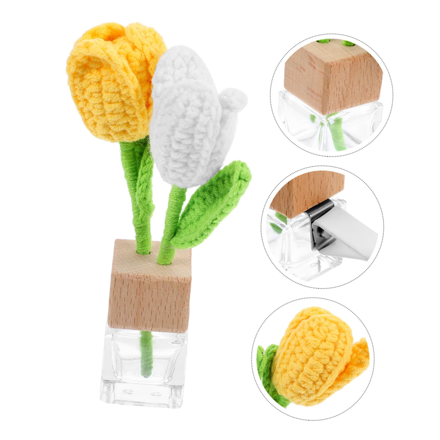 ABOOFAN 5 Flaconi Per Il Rilascio Di Fragranze Flaconi Per Diffusori Di Oli Essenziali in Flaconi Vuoti Con Decorazioni Floreali E Design Antiscivolo