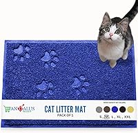 Vista 15 de Andalus - Alfombrilla pequeña para caja de arena de gatos, paquete de 1 - Alfombrilla impermeable, antideslizante y fácil de limpiar para caja