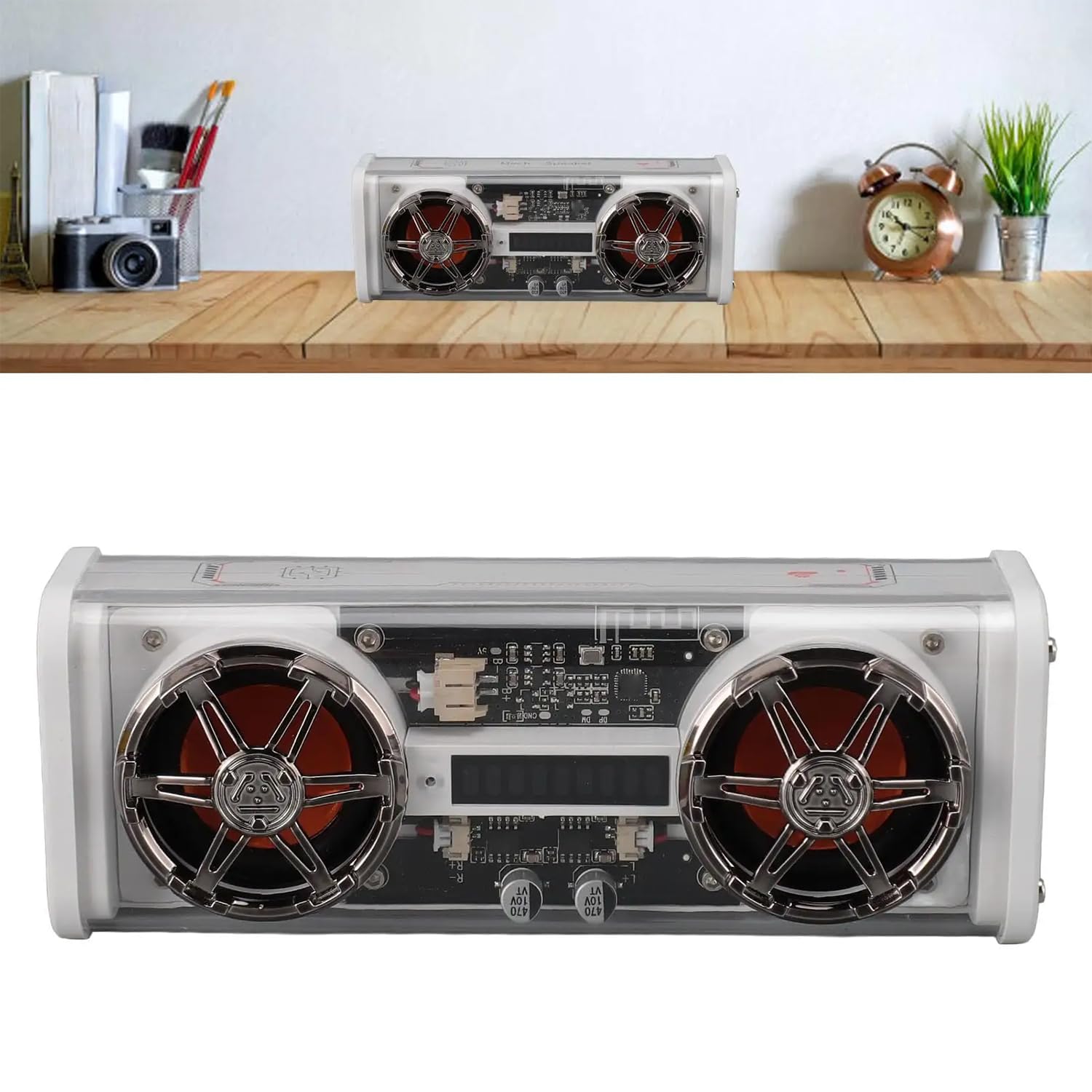 Przenośny Przezroczysty Subwoofer, Przezroczyste Głośniki Bluetooth, Wciągający Efekt Dźwiękowy I Obsługuje Połączenie Bluetooth, Zbuduj W Baterii 1000 MAh, Na Imprezę, Prezent Festiwalowy