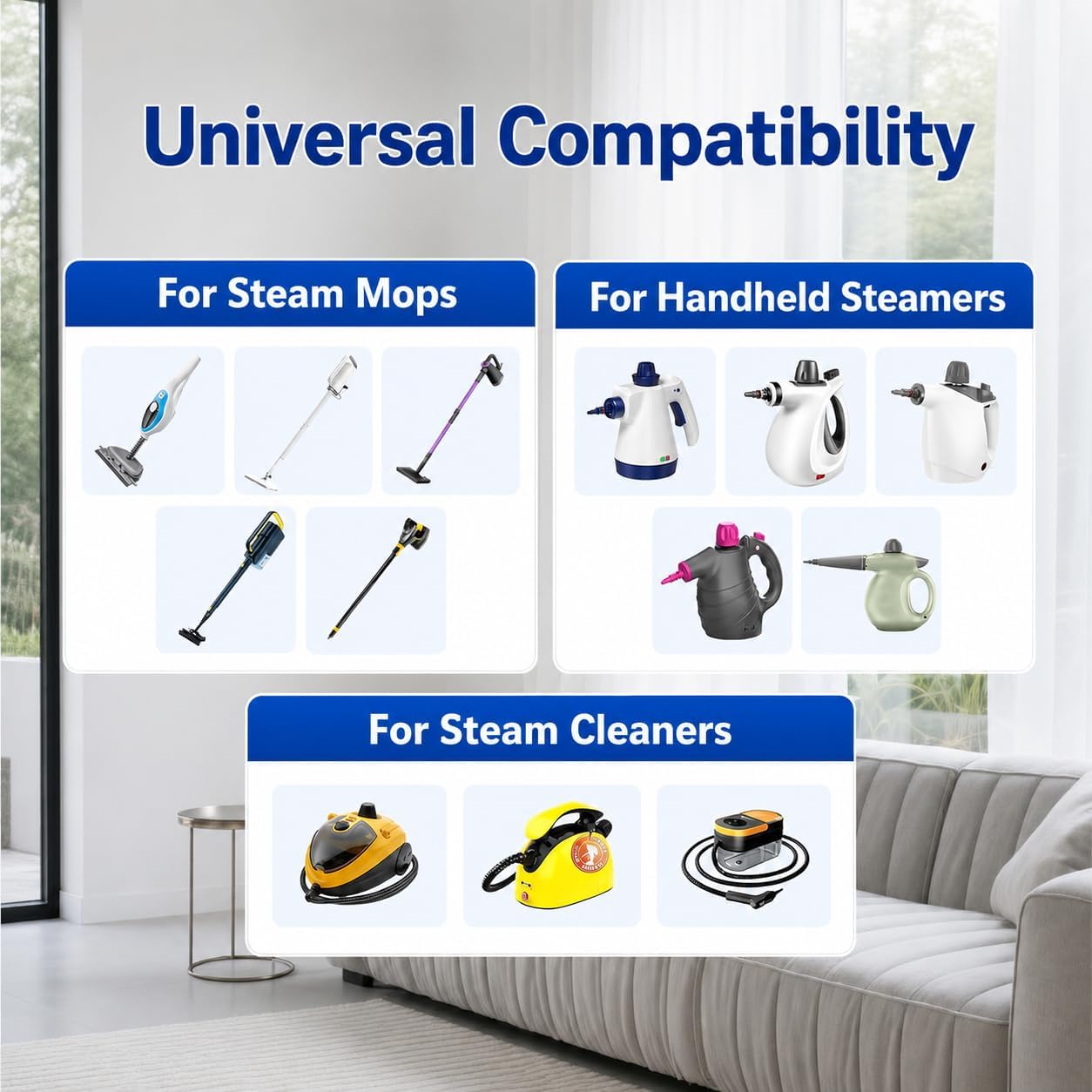 Fanshuge Microfiber Steam Cleaner Cloth Covers for Handheld Steam Cleaner