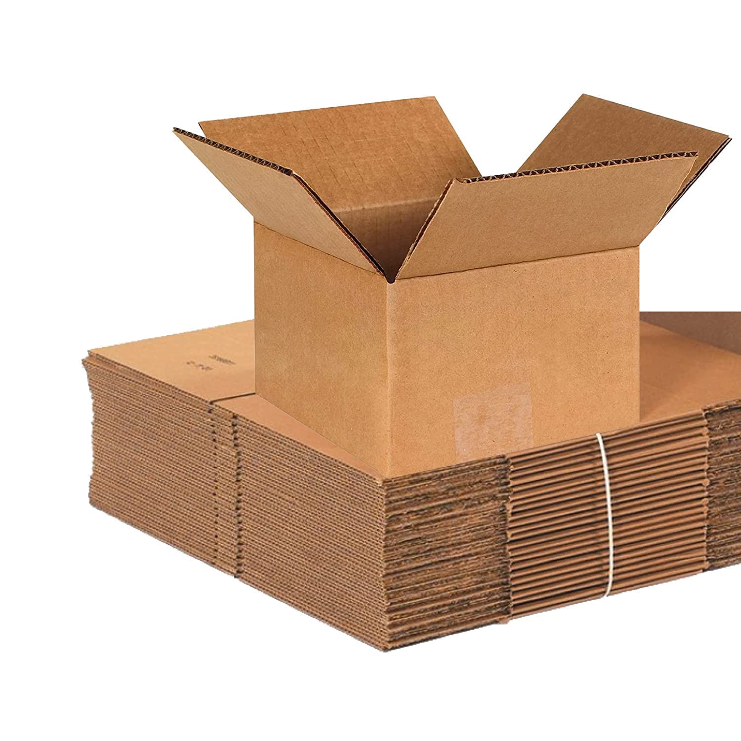 BOX USA 6x6x4 Corrugated Boxes, Small, 6L x 6W x 4H, Pack of 100 | Shipping, Packaging, Moving, Storage Box for Home or Business, Strong Wholesale Bulk Boxes