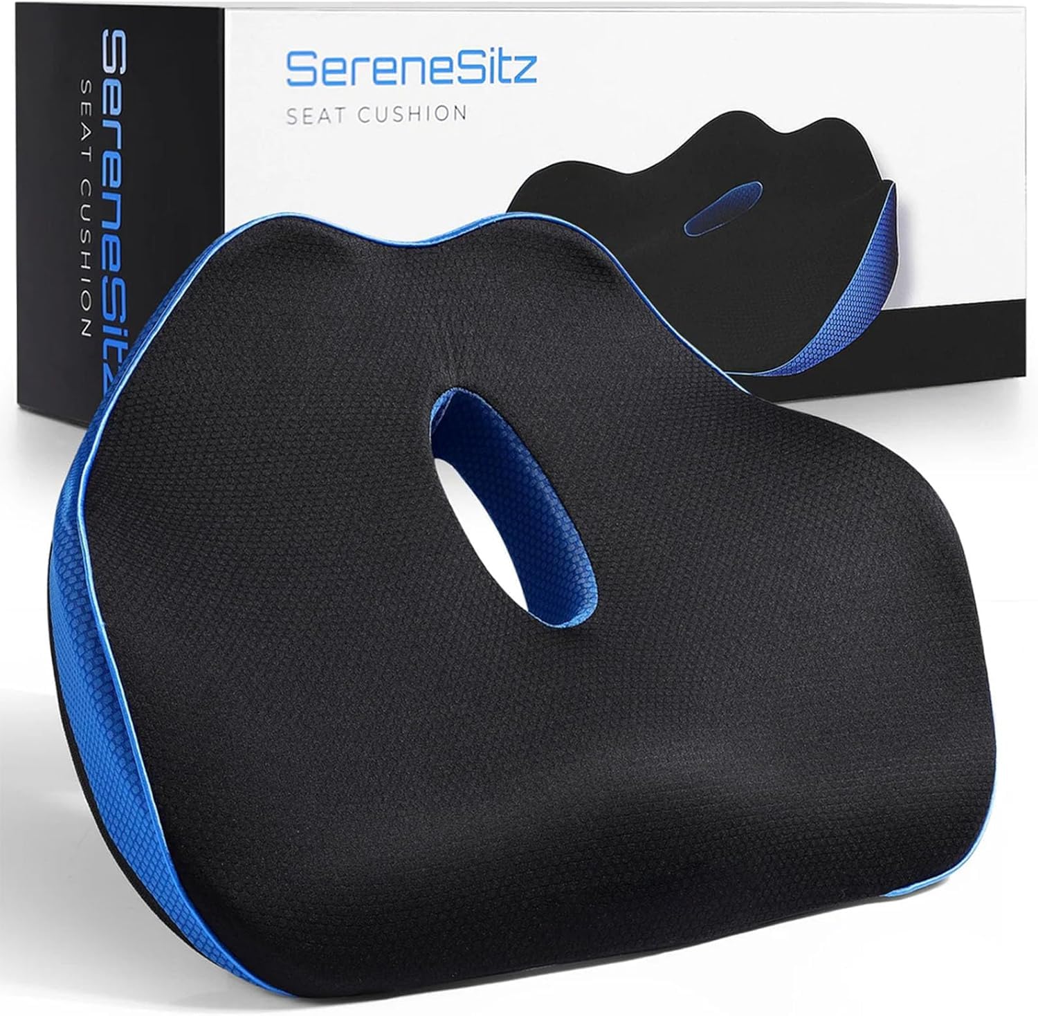 Amazon.com: SERENESITZ Orthopedic Seat Cushion, Ergonomic Memory