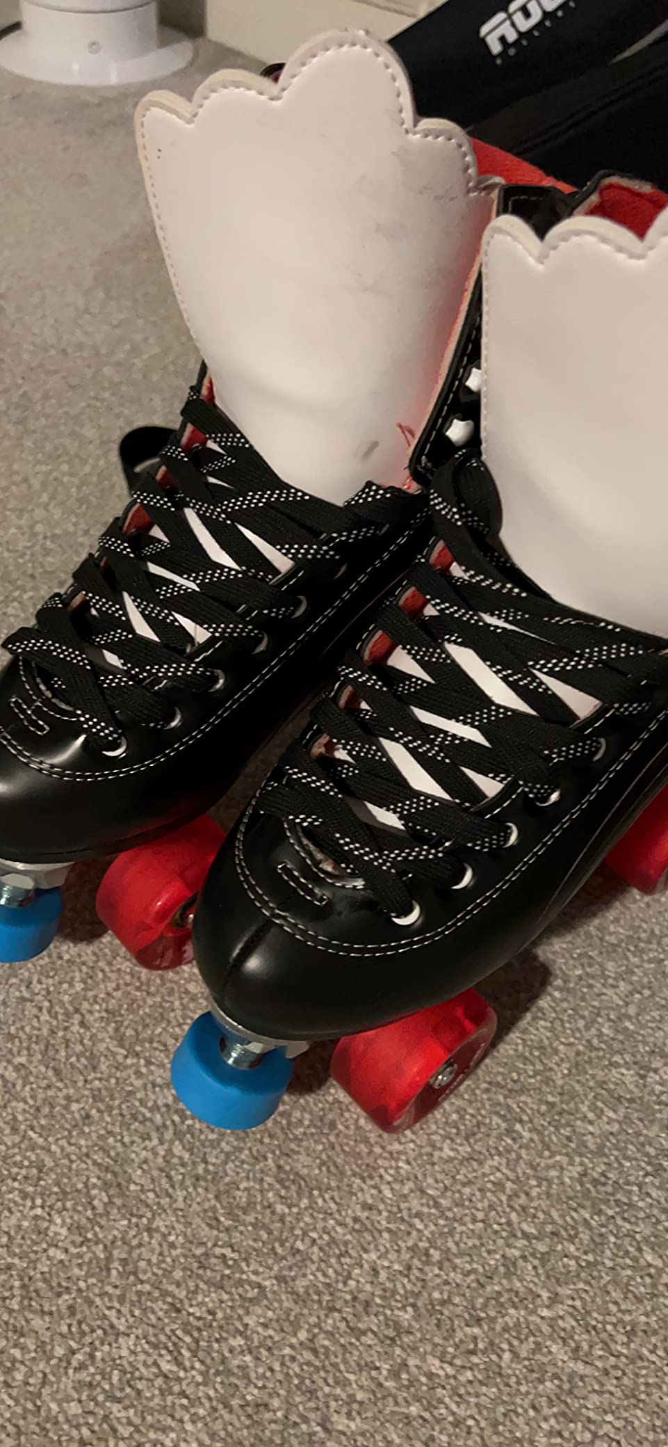 IMIKEYA Professional Ice Hockey Skate Laces Waxed Shoelaces, Anti