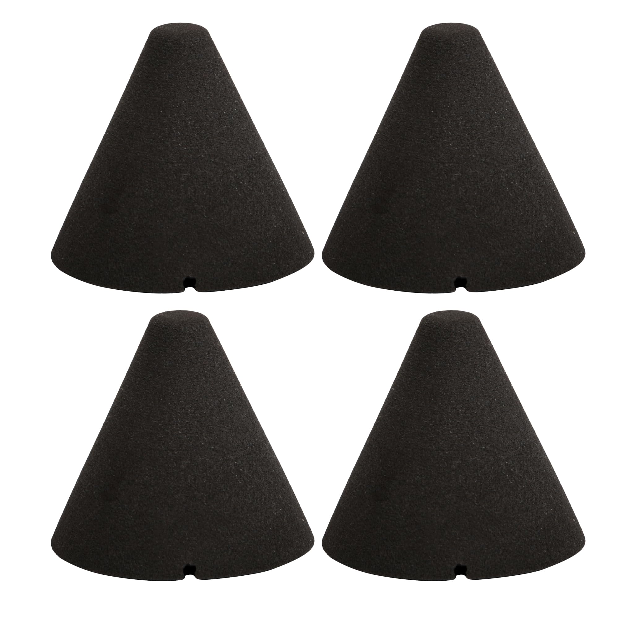 Staffa piezoelettrica a cono per tamburo elettronico, 35 mm di altezza x 37 mm di diametro, confezione da 4