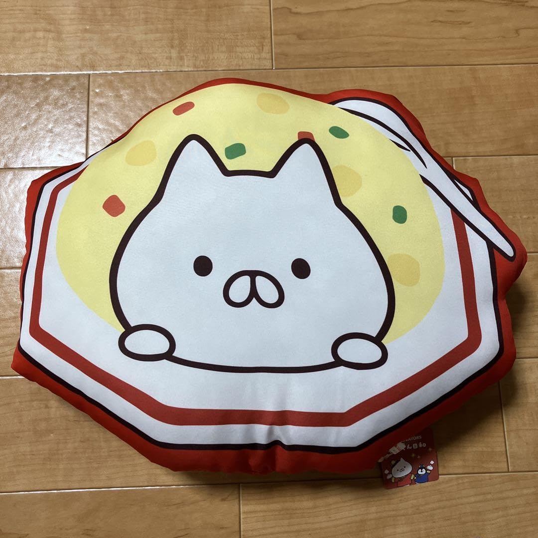 Amazon.co.jp: ねこぺん日和 中華たべチャイナダイカットクッション 