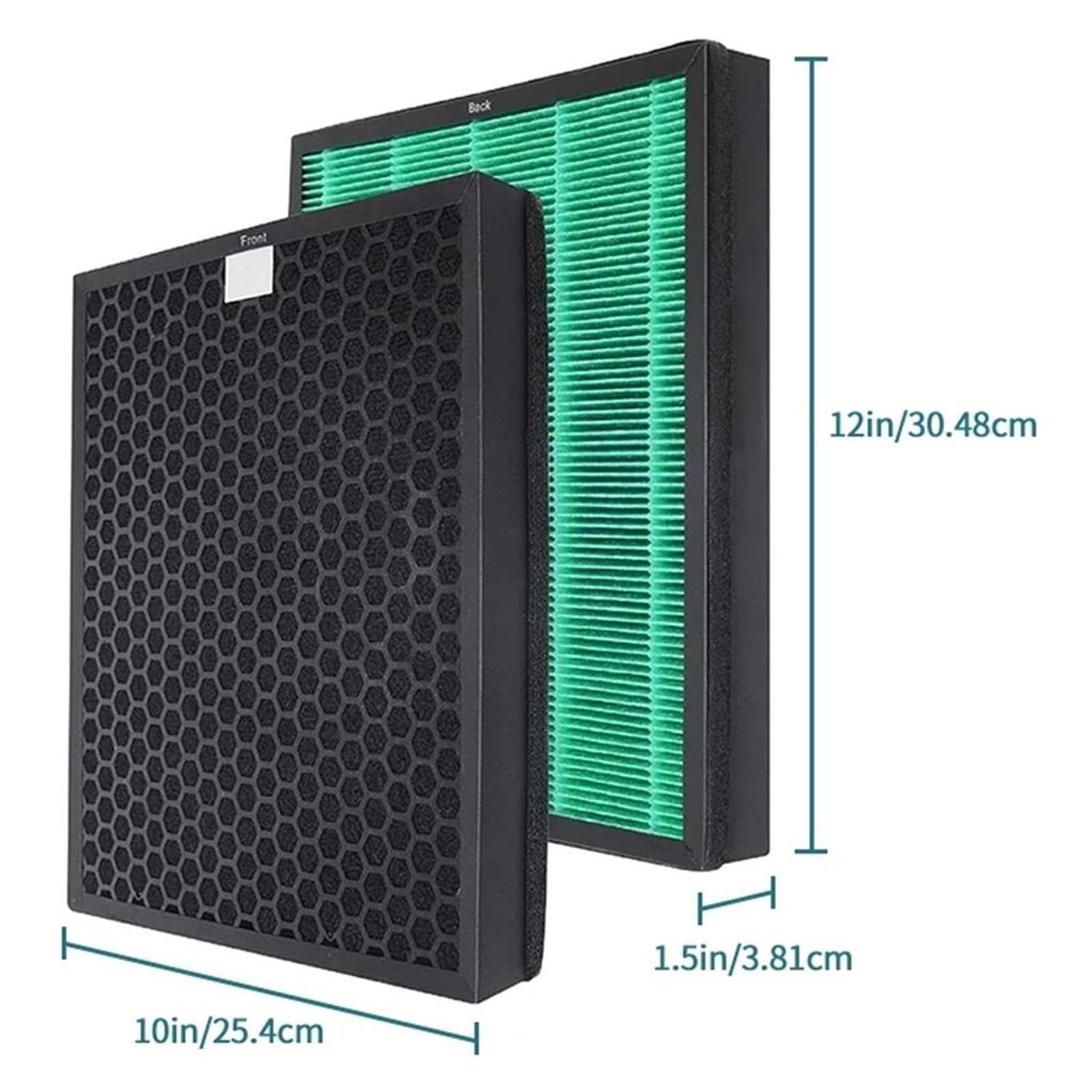 Filtro HEPA Y Carbón 2 En 1 H13 For Piezas De Purificador De Aire 300 300S El Filtro De Carbón Activado Compatible With Coway 3111635