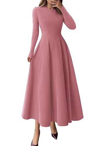 PRETTYGARDEN Cocktail Dresses for Women 2026 Elegant Classy Fall Long