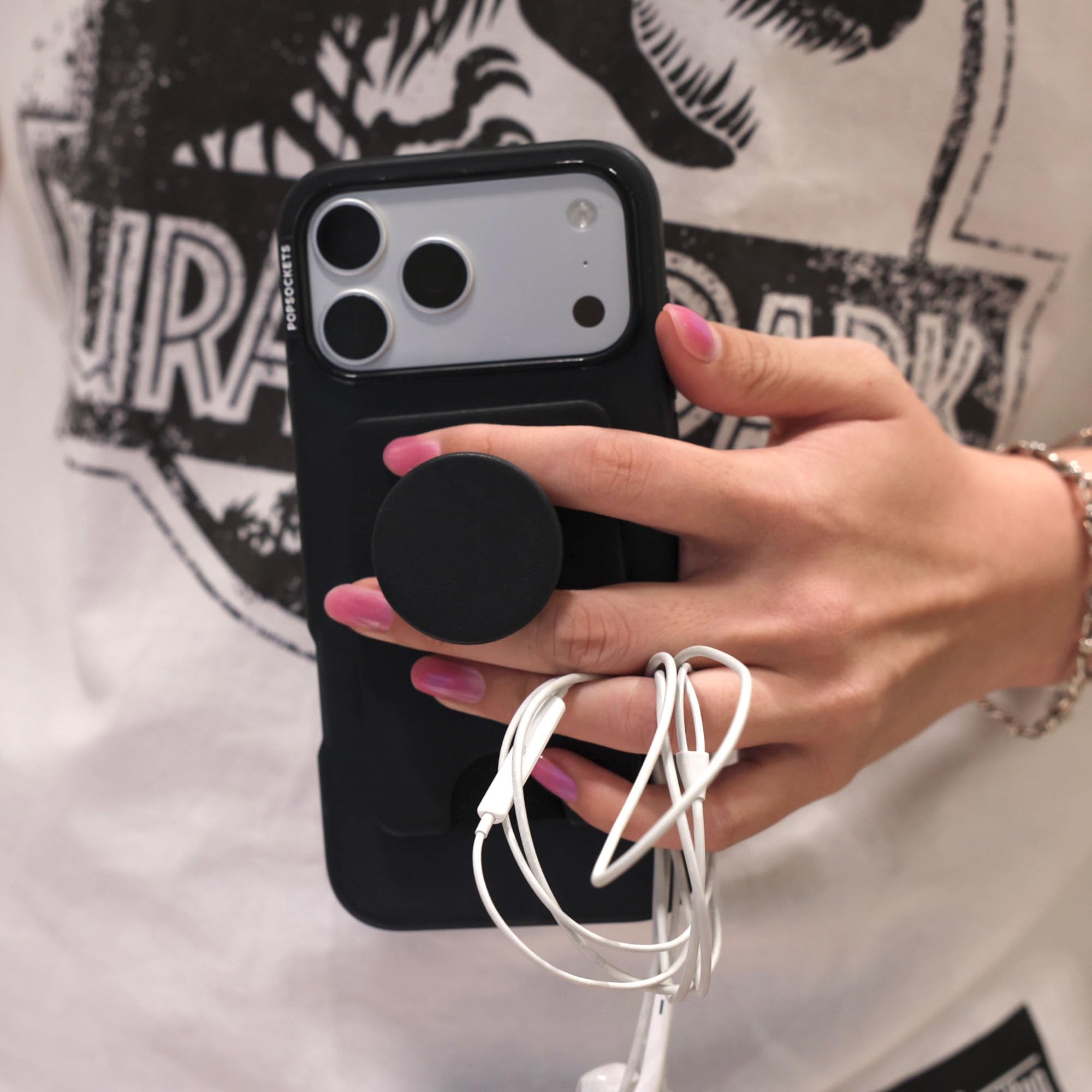 Amazon.com: PopSockets Adhesive Phone Wallet with Grip- Black