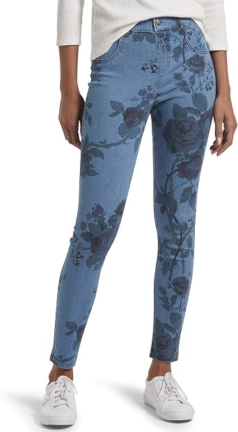 HUE Women's Ultra Soft Denim High Waist 