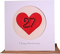 Vista 13 de Camellia Bees Tarjeta de aniversario de boda para ella él, tarjeta de aniversario hecha a mano para esposa, marido, pareja (60º)