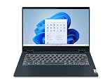 Lenovo IdeaPad Flex 5-2023 - Touchscreen 2-in-1 Laptop - Windows 11 Home - 14' FHD Display - 16GB Memory - 512GB Storage - AMD Ryzen 5 5500U - Abyss Blue R5-512GB