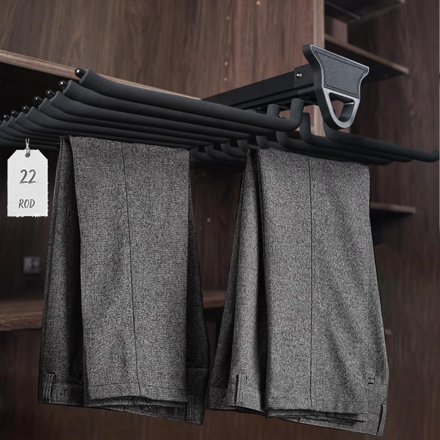 Pull Out Trousers Rack 22 Arms...