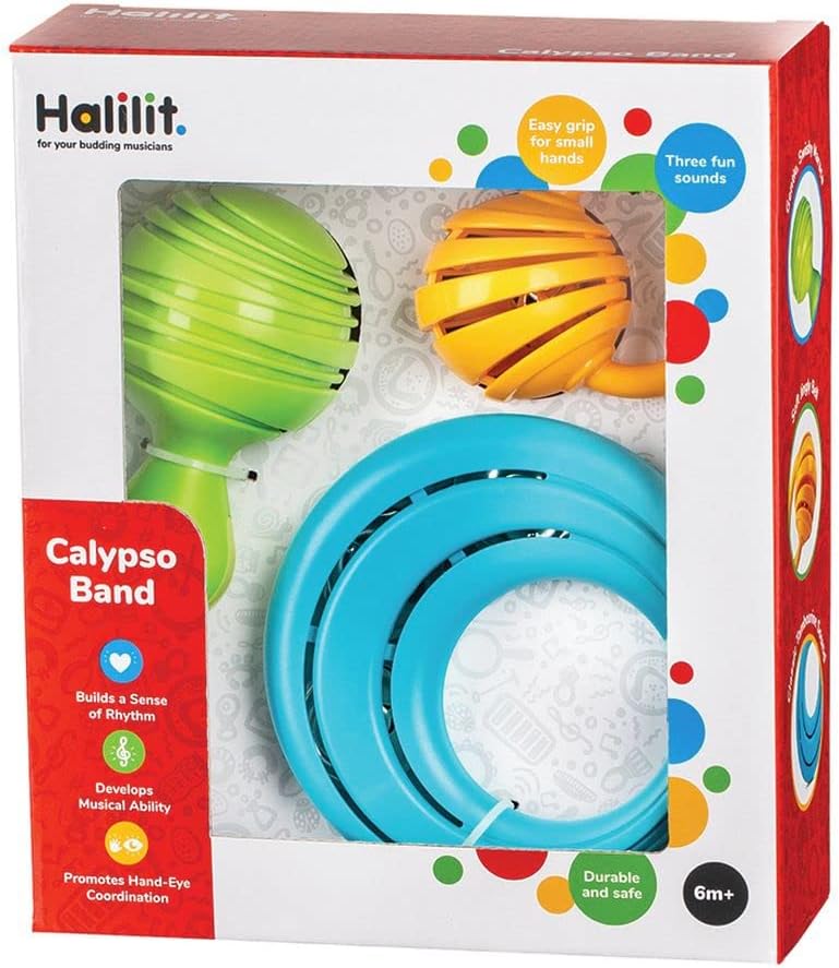 Halilit Calypso Band Musical Instrument Baby Gift Set. Colourful