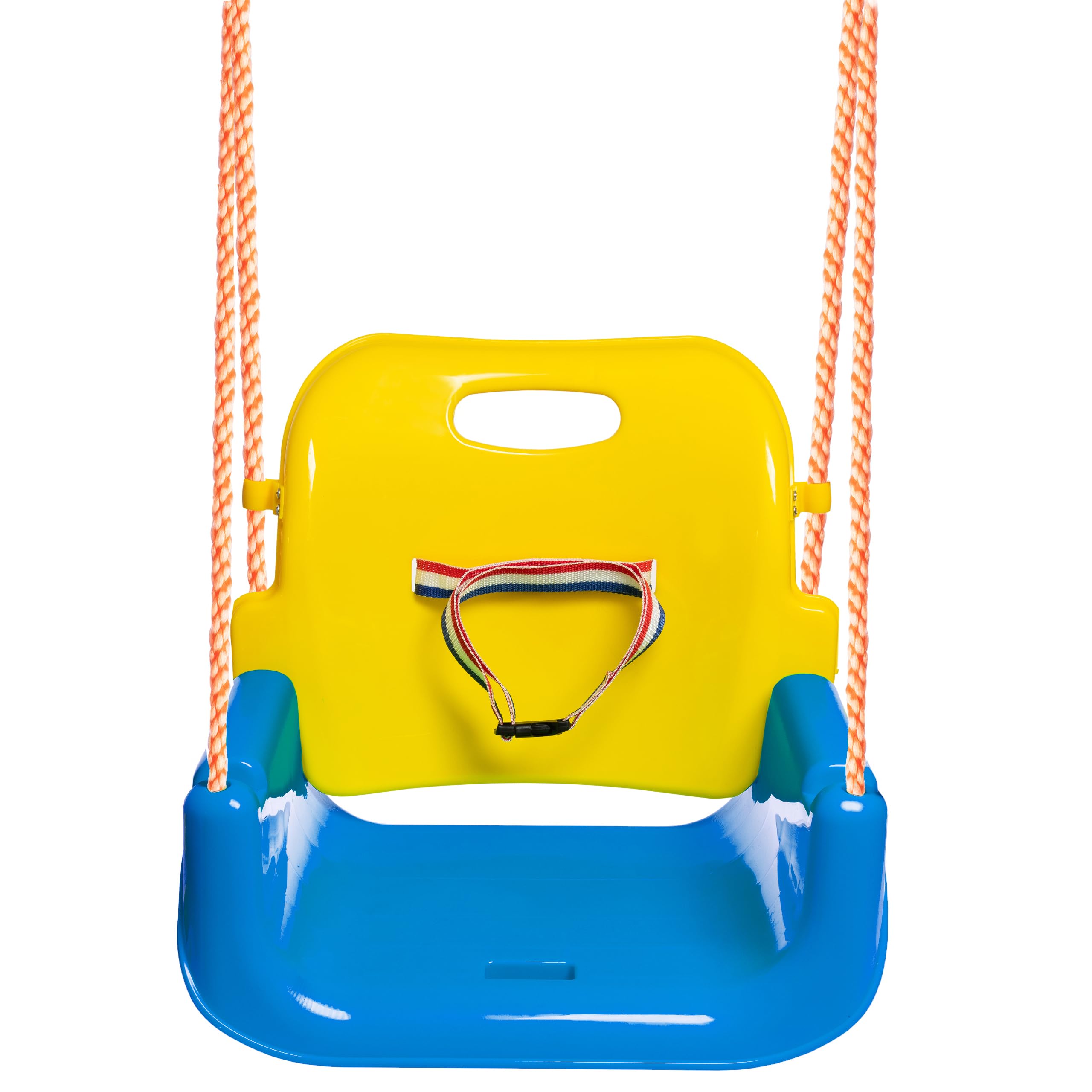 Coil Columpio para bebé, 3 en 1, Asiento de bebé Ajustable y con Columpio Creciente, Columpio de jardín para bebés y niños con Respaldo y cinturón de Seguridad, soporta hasta 60 kg