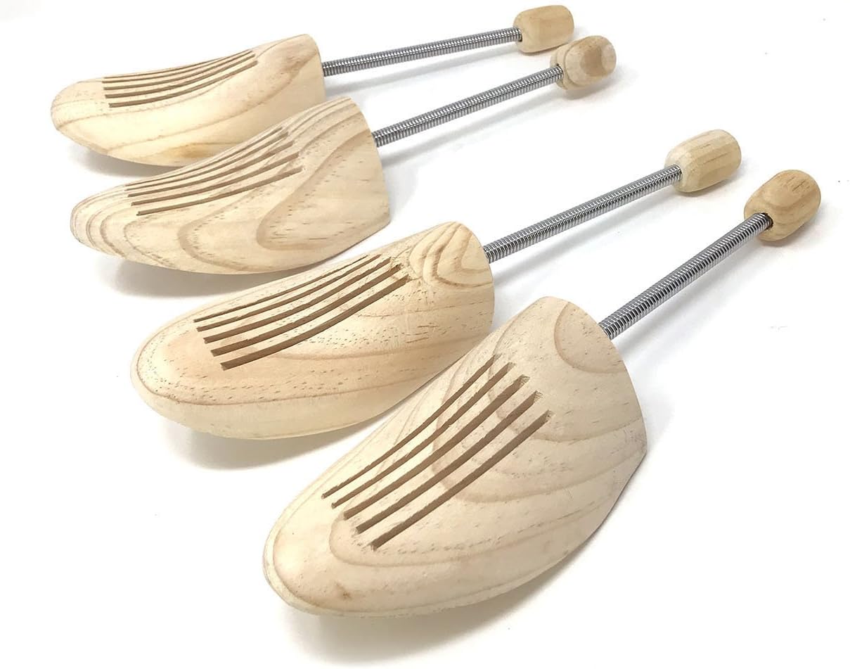 Solid Pine Shoe Trees - 2 Pack