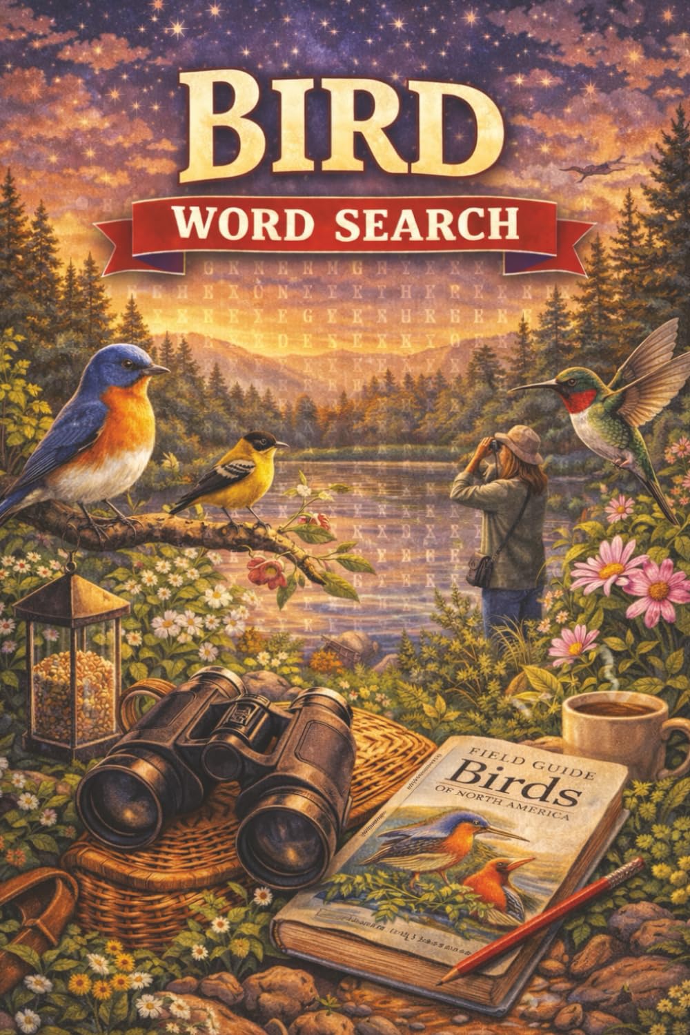 Bird Word Search: Word Search Puzzles for Bird Watching | Birds, Gear, Locations and more | 6x9 Inches, 110 Pages | 50+ Puzzles | Solutions Included