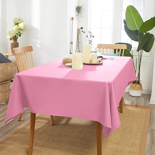 Miniatura 8 de ANPTGHT Mantel rectangular azul marino de 210 GSM resistente a las manchas y al agua, mantel de tela lavable, 60 x 84 pulgadas para mesa de comedor,