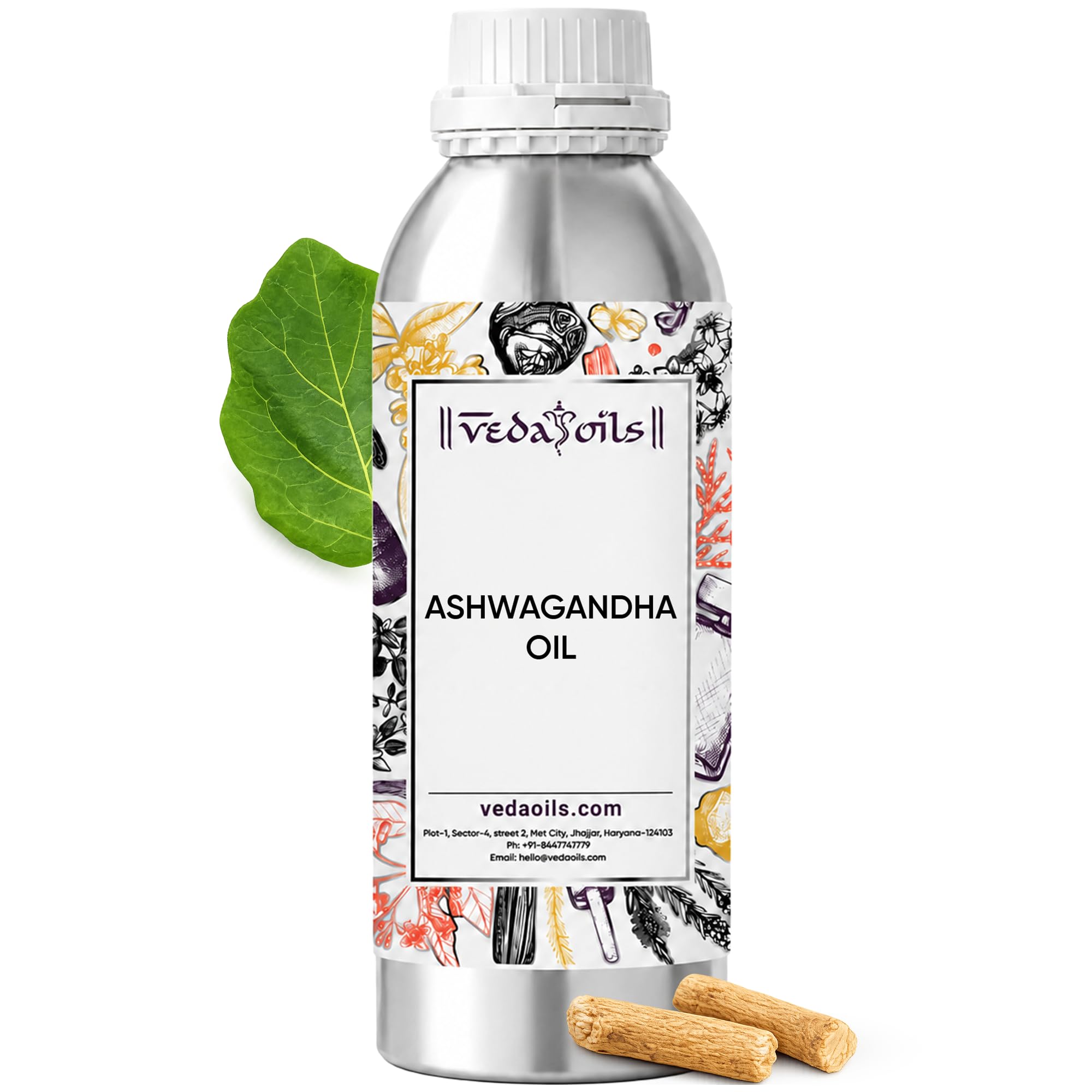 VedaOils Ashwagandha Oil 100ml | 100% Pure, Natural & Cold Pressed | Hair Care, Skin & Face Nourishment, Nail Health | Moisturizing, Anti-Aging & Frizz Control-image-44
