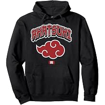 Naruto Shippuden Akatsuki Arch With Cloud Pullover Hoodie