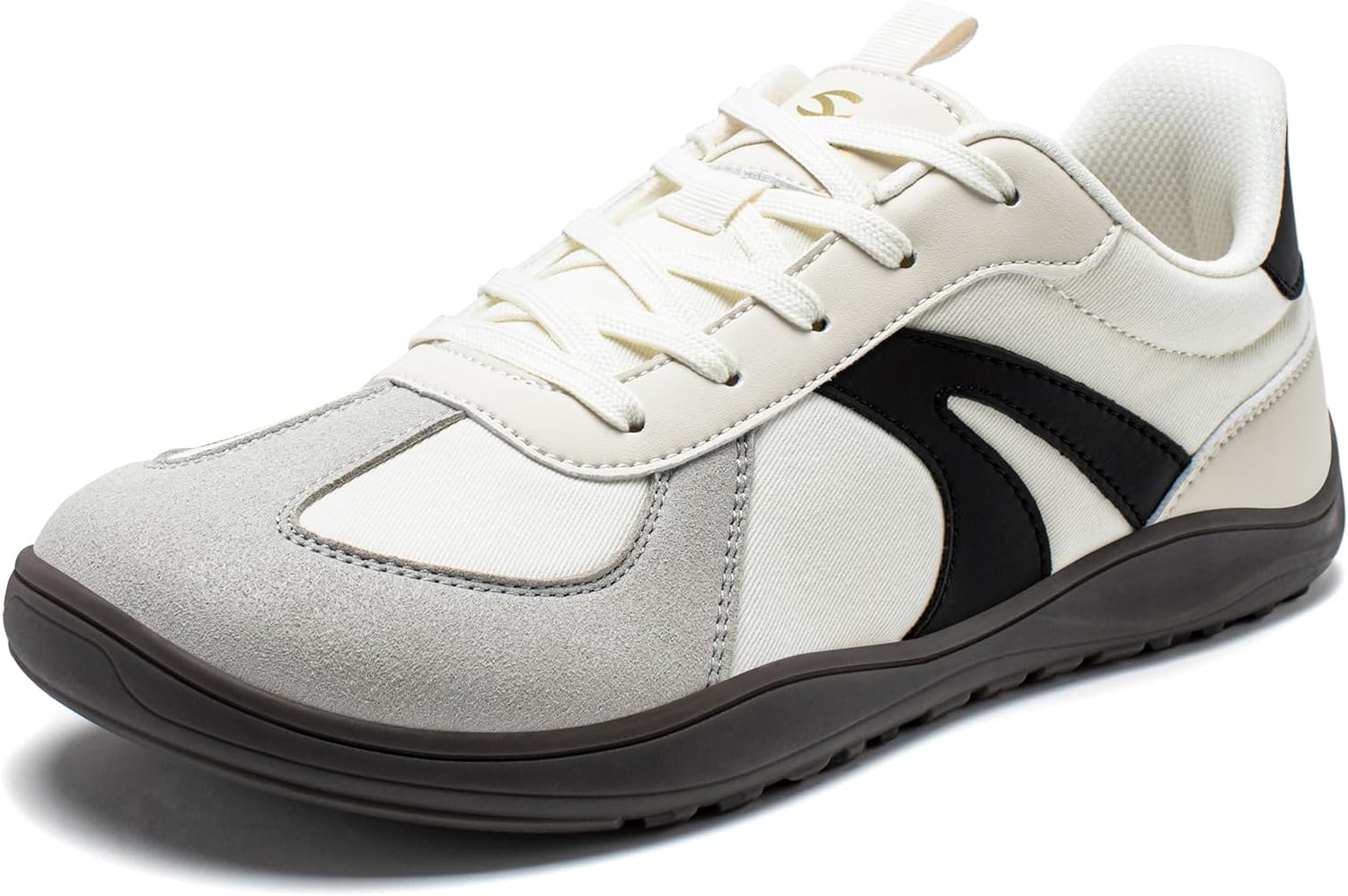Wide Barefoot Shoes Hands Free Lace Up Classic Retro Fashion Sneakers for Women