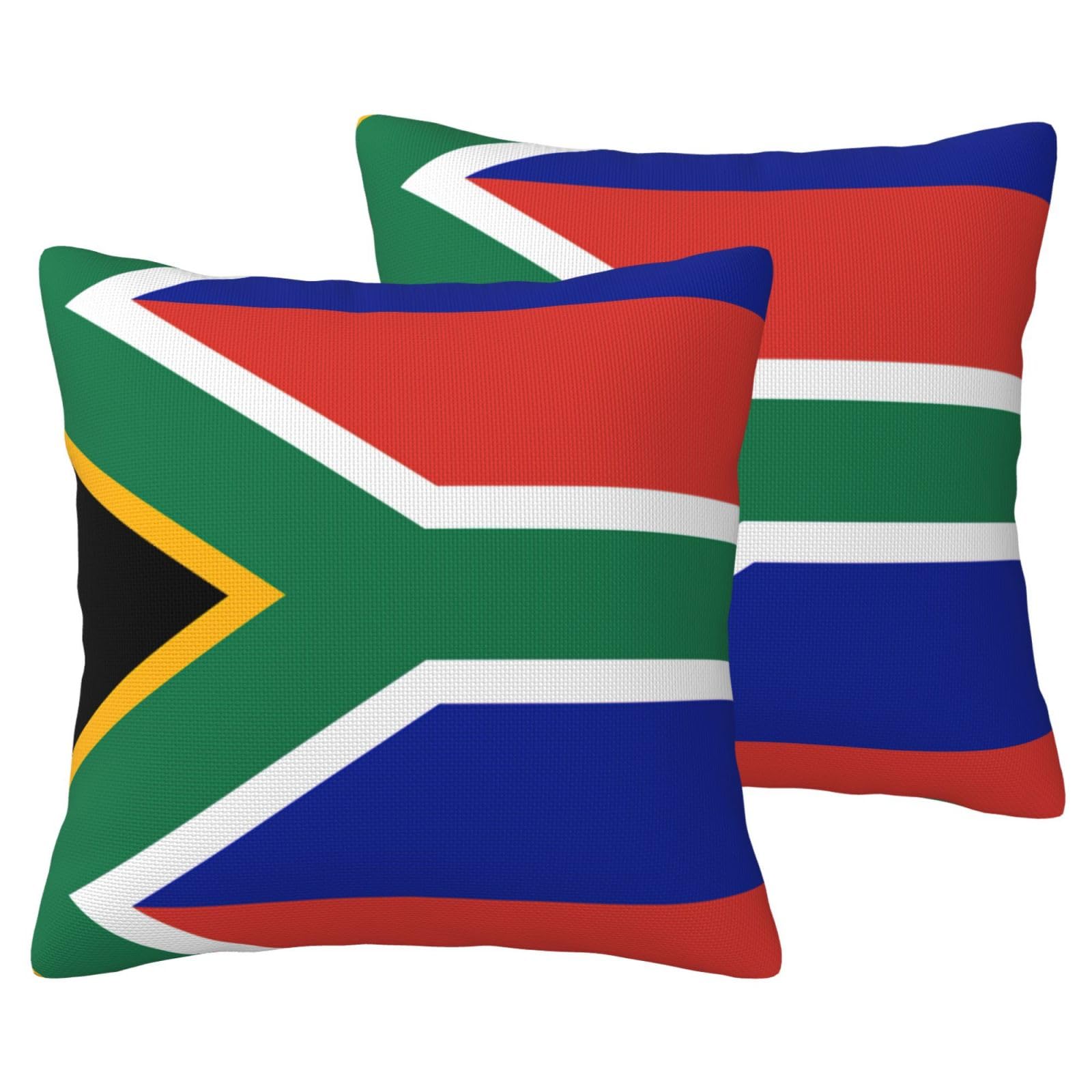 Housses de coussin Afrique du Sud x2 pour la déco du salon