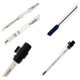 Yogurt Thermometer - 6 Inch Includes Protective Case with Recommended Zones