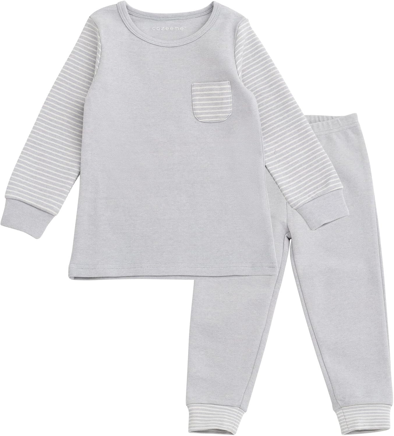 CozeeME Modal Layette T-Shirt and Jogger Pants Play Set Outfit Newborn to Little Kid
