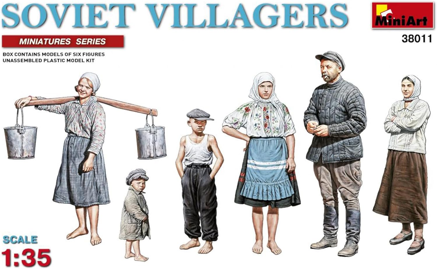 MiniArt 1:35 - Soviet Villagers, Small