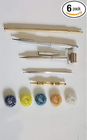 ACi Sujok Acupressure Probe Jimmy Multipurpose Set Diagnostic JimmyAnd Sujok Rings Set