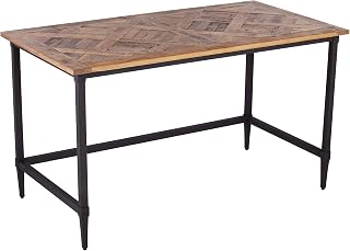 SEI Furniture - Lawrenny Reclaimed Wood Desk - Rustic Design, Natural Ir...