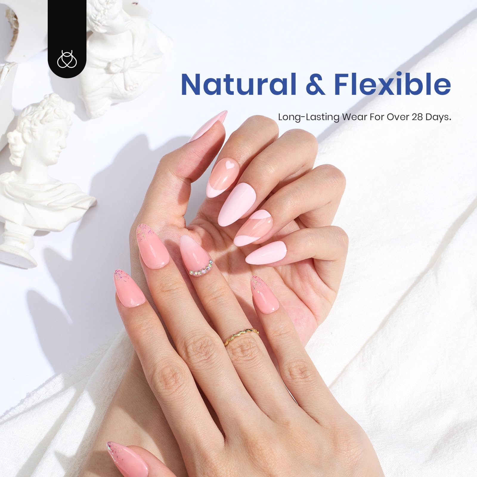Beetles Gel Nail Kit - 504 Nail Tips & Lamp -3 Beetles Gel Nail Kit - 504 Nail Tips & Lamp -3