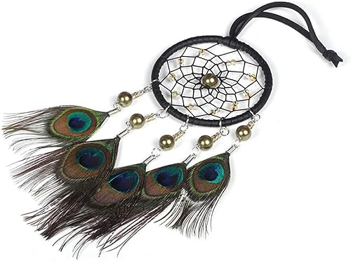 Miniatura 4 de Colgante de atrapasueños de plumas, pequeño atrapasueños para colgar decoraciones