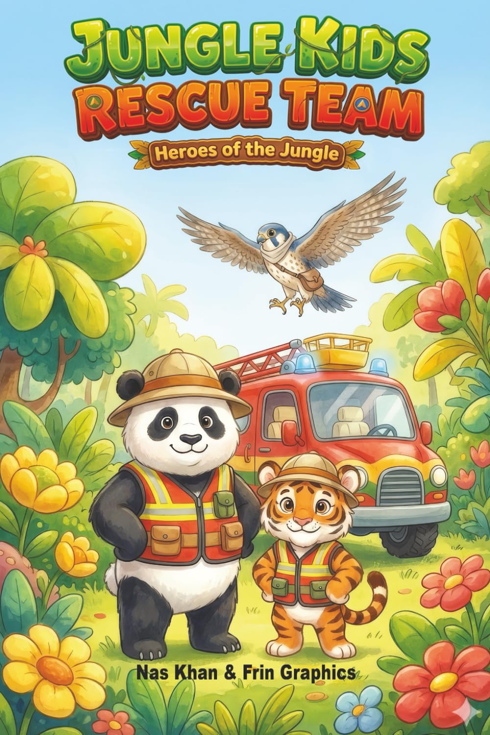 Jungle Kids Rescue Team: Heroes of the Jungle: A Bilingual English–Spanish Story for Little Heroes (The Wonder Legends Collection)