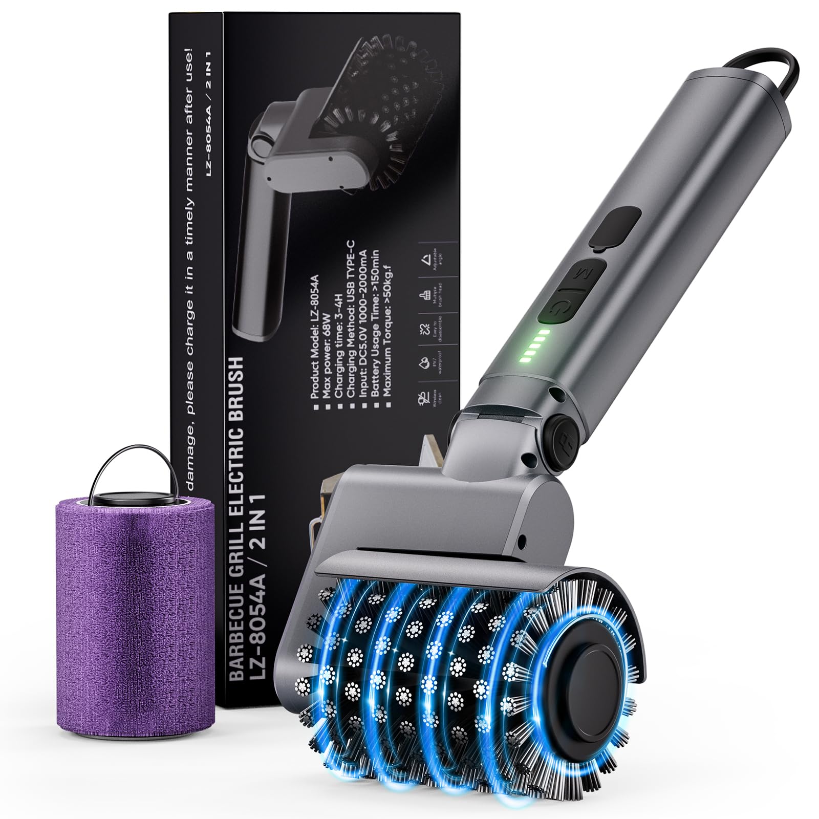 QKMPOM Electric Grill Brush