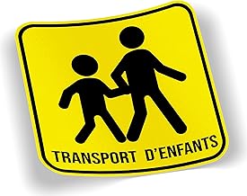 SC ® - Sticker/Autocollant - Transport Enfants - Ramassage Scolaire - 10 cm - Fabrication Française