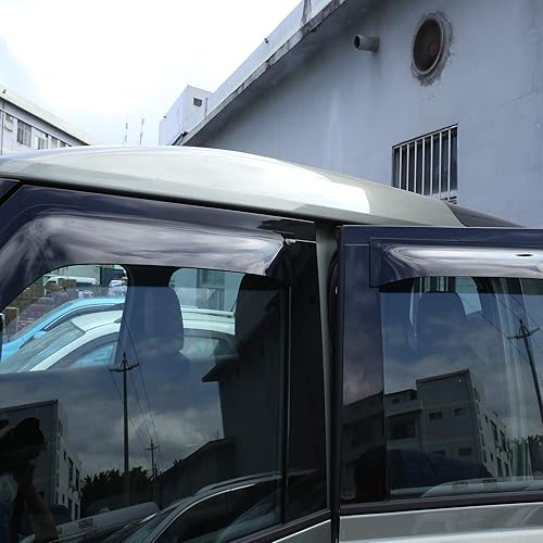 Miniatura 4 de YIWANG para Land Rover Defender110 2020 coche estilo ventana sol lluvia sombra viseras escudo protector cubierta TRIM coche Accesorios
