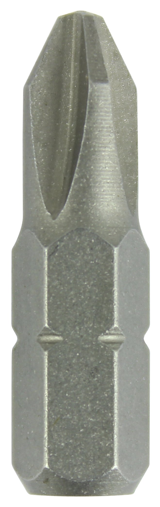 TIMCO Phillips Driver Bit S2 Grey - S2 Steel is Premium Quality Alloy Steel for Exceptional Strength and Durability Compared with Standard Chrome Vanadium Driver bits - No.1 x 25